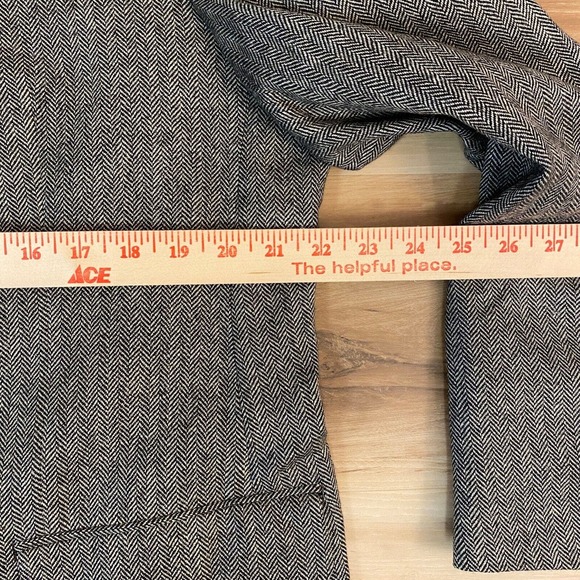 Lauren Ralph Lauren Blazer Mens 44L Wool Jacket Herringbone - Picture 6 of 13